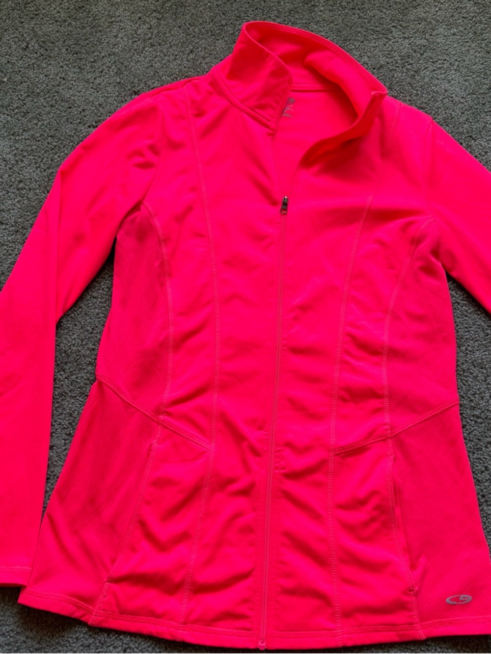 C9 by Champion Neon Pink Duo Dry Full-Zip athletic top Size Small